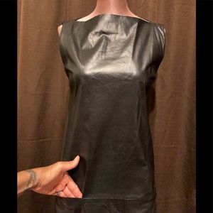 Vince leather dress